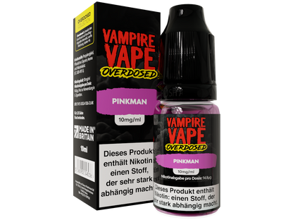 Vampire Vape - Overdosed - Pinkman - 10ml Fertigliquid (Nikotinsalz)