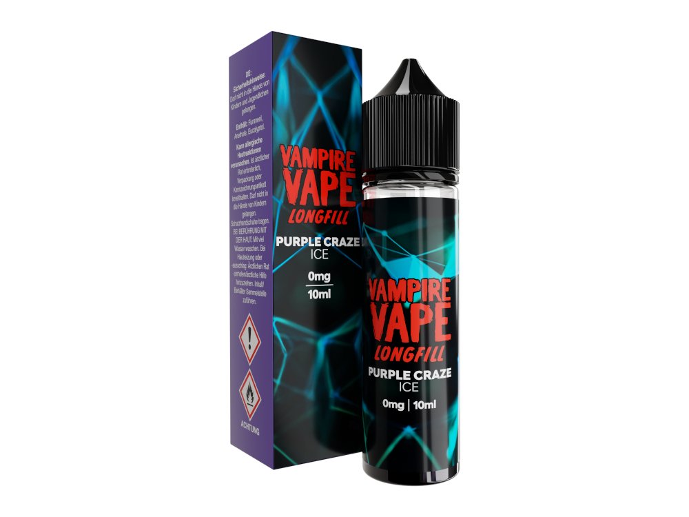 Vampire Vape - Purple Craze Ice - Longfill Aroma 10ml (60ml Flasche) - Purple Craze Ice 1er Packung - Vapes4you