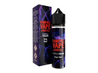 Vampire Vape - Purple Craze - Longfill Aroma 10ml (60ml Flasche) - Purple Craze 1er Packung - Vapes4you