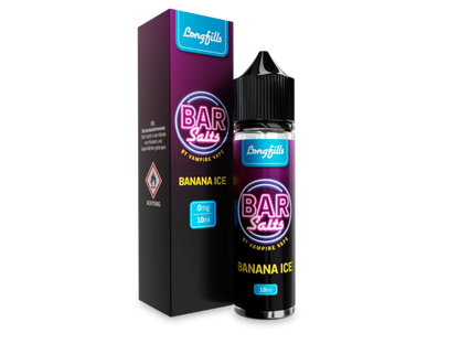 Vampire Vape - Bar Salts - Banana Ice - Longfill Aroma 10ml (60ml Flasche)