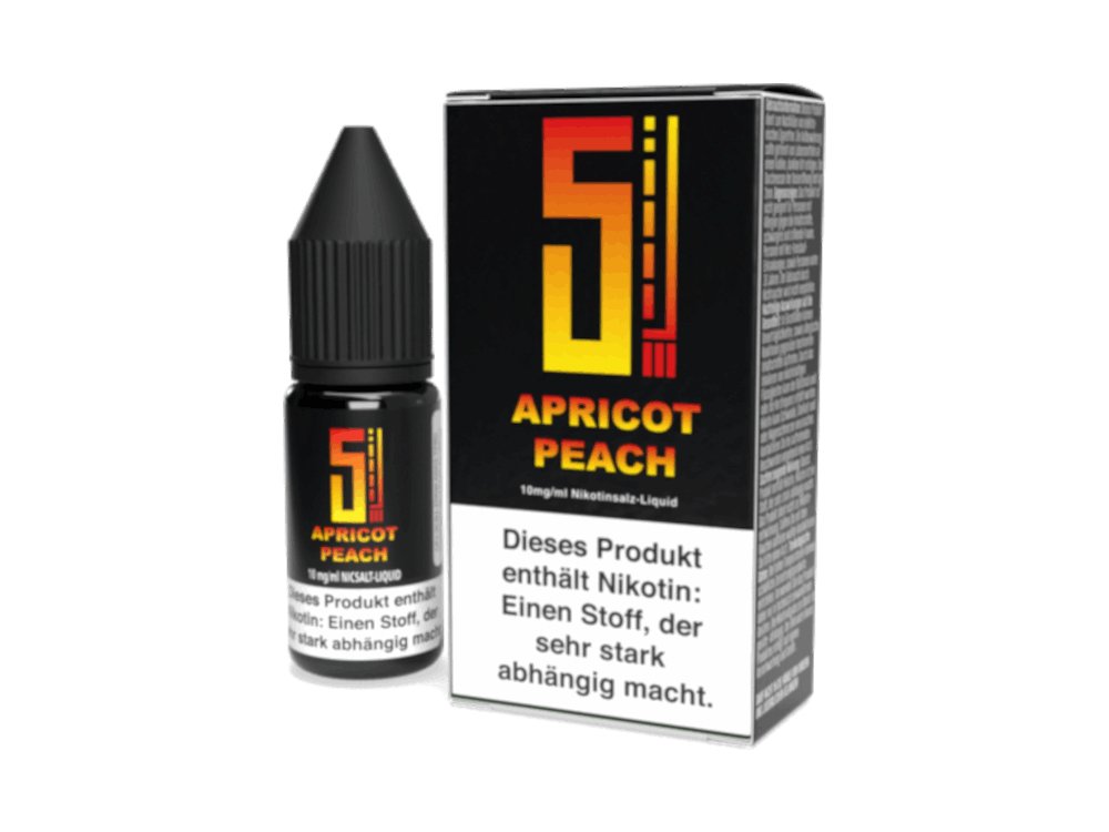 5EL - Apricot Peach - 10ml Fertigliquid (Nikotinsalz) - 1er Packung 10 mg/ml - Vapes4you