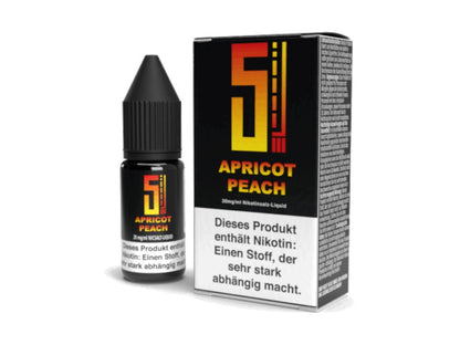 5EL - Apricot Peach - 10ml Fertigliquid (Nikotinsalz) - 1er Packung 20 mg/ml - Vapes4you