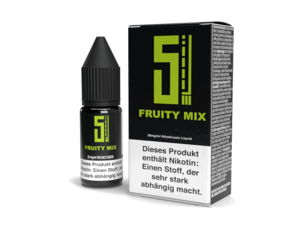 5EL - Fruity Mix - 10ml Fertigliquid (Nikotinsalz) - 1er Packung 20 mg/ml - Vapes4you