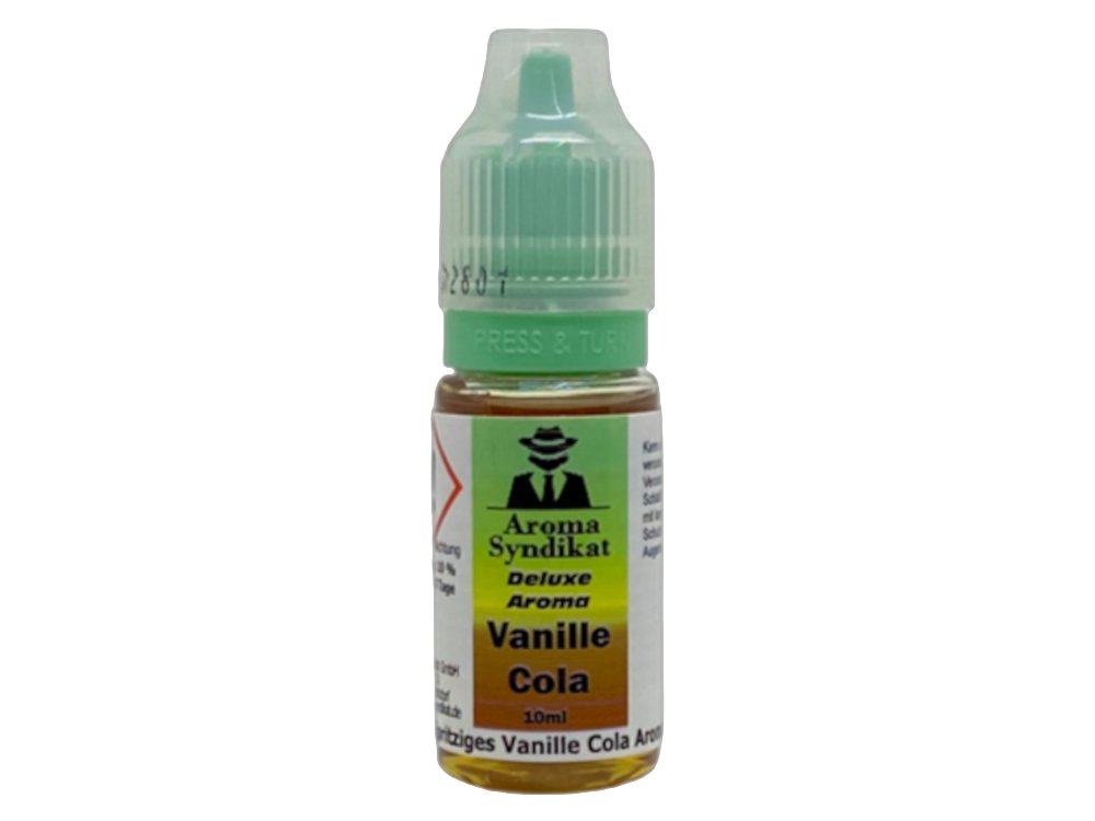 Aroma Syndikat - Deluxe - Vanille Cola - Shortfill Aroma 10ml (10ml Flasche) - Vanille Cola 1er Packung - Vapes4you
