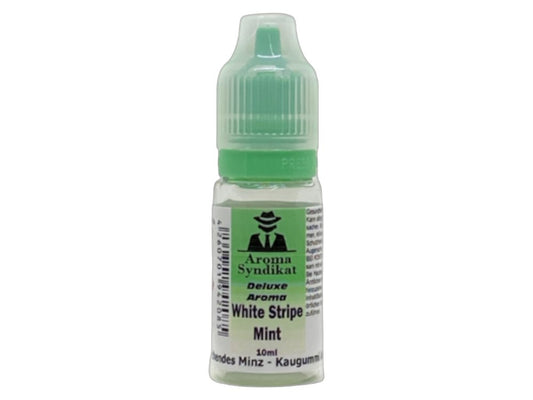 Aroma Syndikat - Deluxe - White Stripe Mint - Shortfill Aroma 10ml (10ml Flasche) - White Stripe Mint 1er Packung - Vapes4you