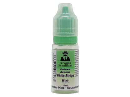 Aroma Syndikat - Deluxe - White Stripe Mint - Shortfill Aroma 10ml (10ml Flasche) - White Stripe Mint 1er Packung - Vapes4you