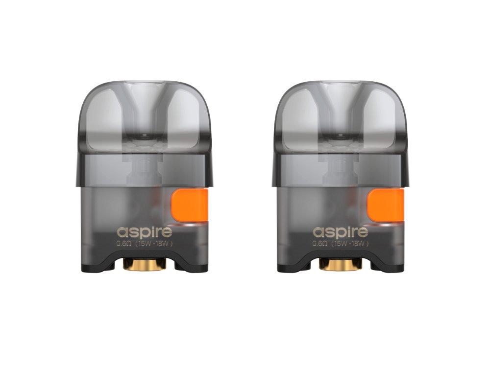 Aspire - Flexus Pro - 3ml Cartridges mit Head 1,0 Ohm / 0,6 Ohm (2 Stück pro Packung) - 3 ml 1er Packung 0,6 Ohm- Vapes4you