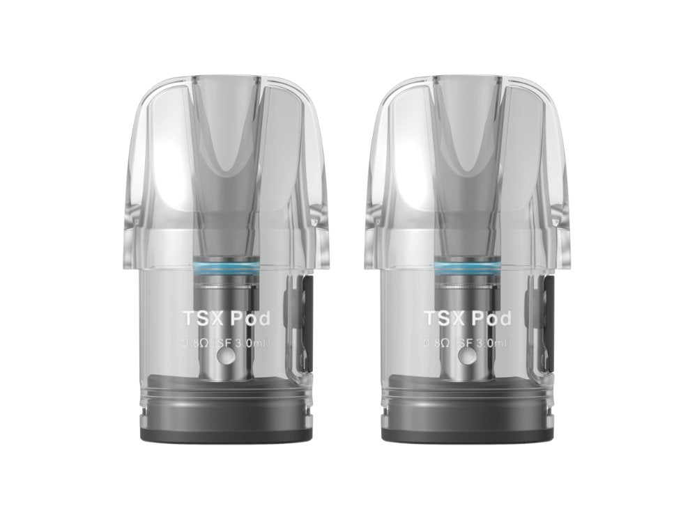 Aspire - TSX - 3ml Pod mit Head 0,8 / 1,0 Ohm (2 Stück pro Packung) - 1er Packung 0,8 Ohm - Vapes4you