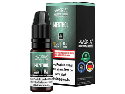 Avoria - Menthol - 10ml Fertigliquid (Nikotinsalz) - Menthol 1er Packung 20 mg/ml- Vapes4you