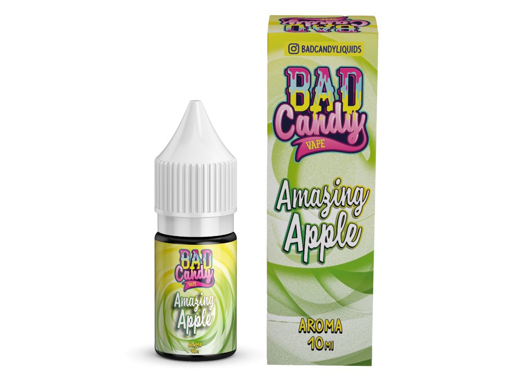 Bad Candy Liquids - Amazing Apple - Shortfill Aroma 10ml (10ml Flasche) - Amazing Apple 1er Packung - Vapes4you
