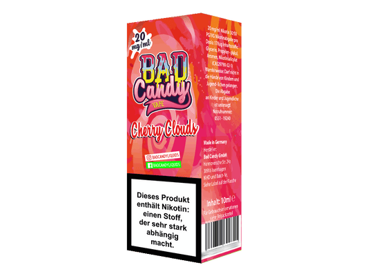 Bad Candy Liquids - Cherry Cloud - 10ml Fertigliquid (Nikotinsalz) - 1er Packung 20 mg/ml - Vapes4you