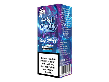 Bad Candy Liquids - Easy Energy - 10ml Fertigliquid (Nikotinsalz) - 1er Packung 20 mg/ml - Vapes4you