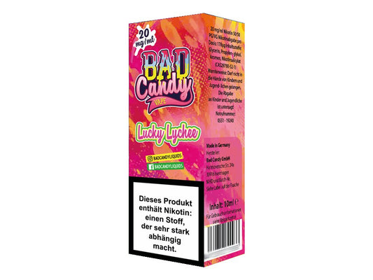 Bad Candy Liquids - Lucky Lychee - 10ml Fertigliquid (Nikotinsalz) - 1er Packung 20 mg/ml - Vapes4you