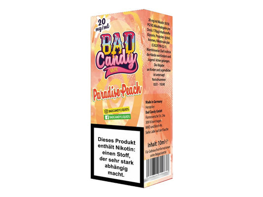 Bad Candy Liquids - Paradise Peach - 10ml Fertigliquid (Nikotinsalz) - 1er Packung 20 mg/ml - Vapes4you