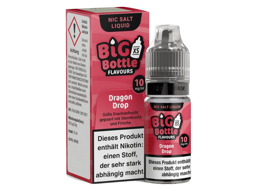 Big Bottle - Dragon Drop - 10ml Fertigliquid (Nikotinsalz) - 1er Packung 10 mg/ml - Vapes4you