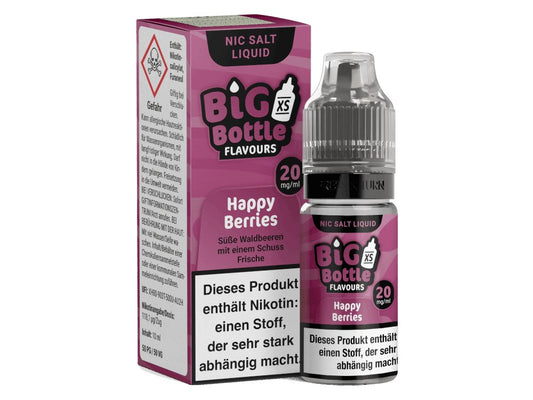 Big Bottle - Happy Berries - 10ml Fertigliquid (Nikotinsalz) - 1er Packung 20 mg/ml - Vapes4you