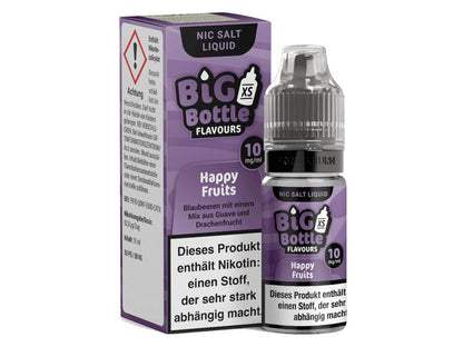 Big Bottle - Happy Fruits - 10ml Fertigliquid (Nikotinsalz) - 1er Packung 10 mg/ml - Vapes4you