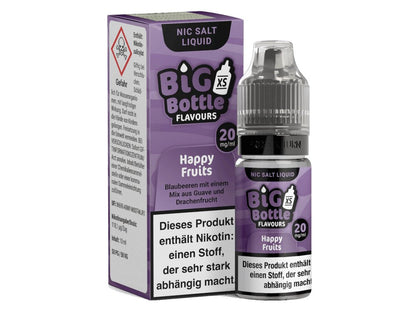 Big Bottle - Happy Fruits - 10ml Fertigliquid (Nikotinsalz) - 1er Packung 20 mg/ml - Vapes4you