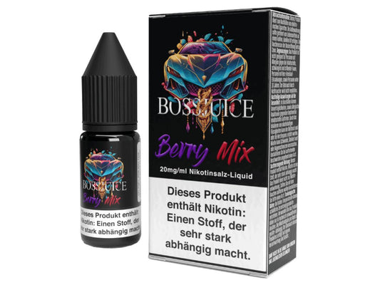 Boss Juice - Berry Mix - 10ml Fertigliquid (Nikotinsalz) - 1er Packung 20 mg/ml - Vapes4you