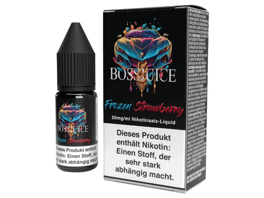 Boss Juice - Frozen Strawberry - 10ml Fertigliquid (Nikotinsalz) - 1er Packung 20 mg/ml - Vapes4you