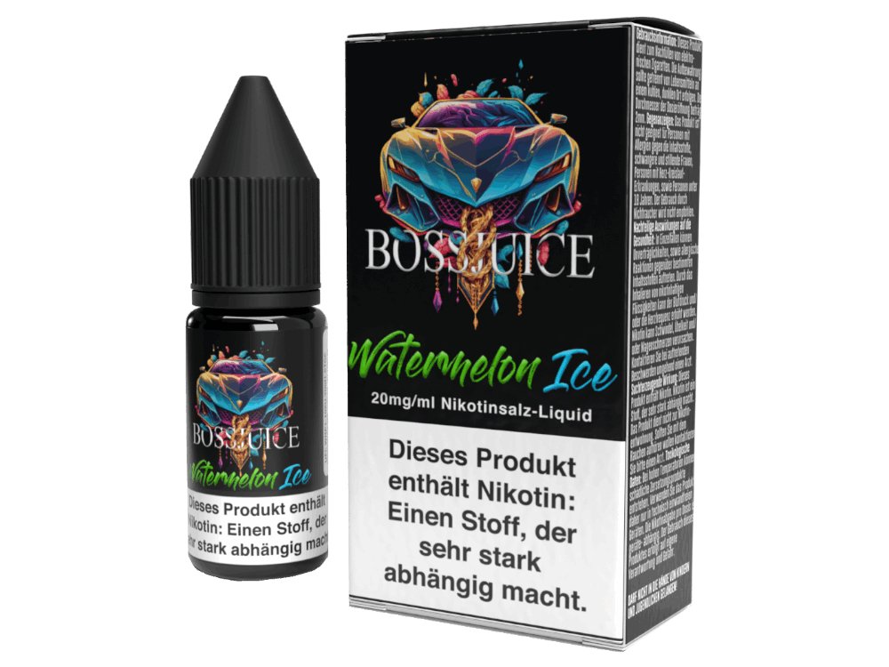 Boss Juice - Watermelon Ice - 10ml Fertigliquid (Nikotinsalz) - 1er Packung 20 mg/ml - Vapes4you