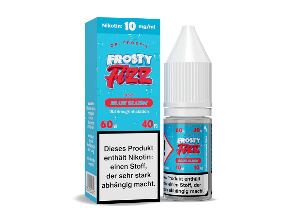 Dr. Frost - Frosty Fizz Blue Slush - 10ml Fertigliquid (Nikotinsalz) - 1er Packung 10 mg/ml - Vapes4you