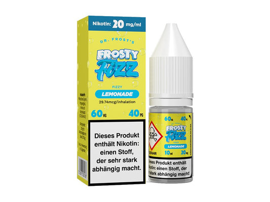 Dr. Frost - Frosty Fizz Lemonade - 10ml Fertigliquid (Nikotinsalz) - Lemonade 1er Packung 20 mg/ml- Vapes4you