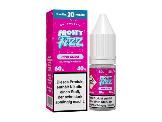 Dr. Frost - Frosty Fizz Pink Soda - 10ml Fertigliquid (Nikotinsalz) - Pink Soda 1er Packung 20 mg/ml- Vapes4you