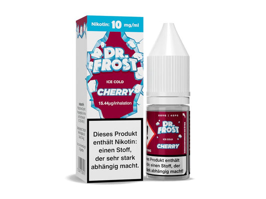 Dr. Frost Ice Cold - Cherry - 10ml Fertigliquid (Nikotinsalz) - Cherry 1er Packung 10 mg/ml- Vapes4you