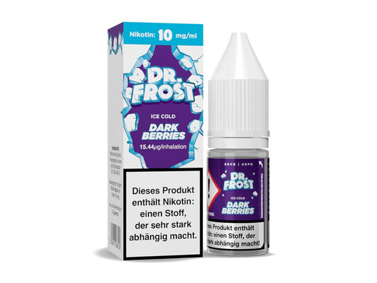 Dr. Frost Ice Cold - Dark Berries - 10ml Fertigliquid (Nikotinsalz) - Dark Berries 1er Packung 10 mg/ml- Vapes4you