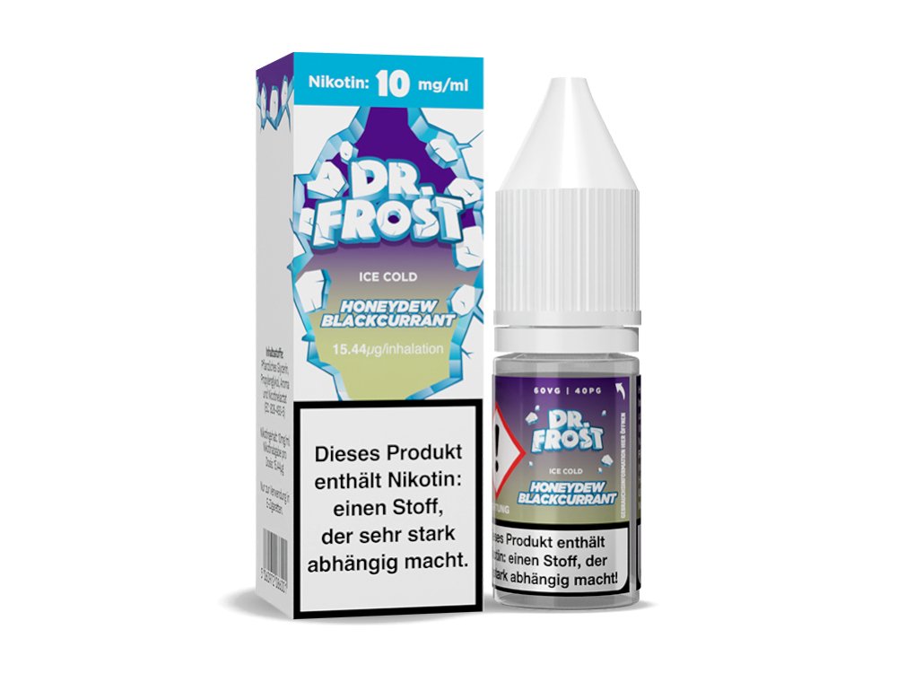 Dr. Frost - Ice Cold - Honeydew Blackcurrant - 10ml Fertigliquid (Nikotinsalz) - Honeydew Blackcurrant  10 mg/ml- Vapes4you