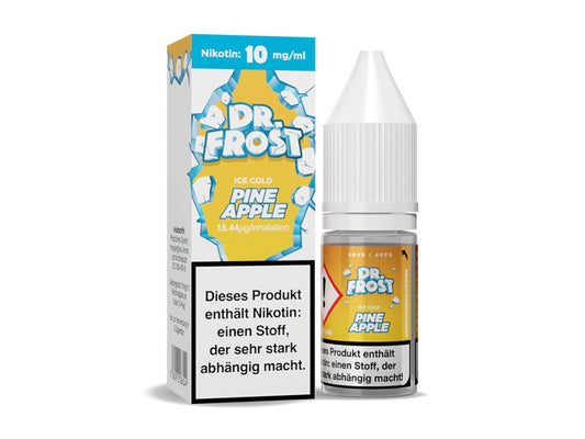 Dr. Frost Ice Cold - Pineapple - 10ml Fertigliquid (Nikotinsalz) - Pineapple 1er Packung 10 mg/ml- Vapes4you