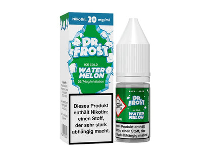 Dr. Frost Ice Cold - Watermelon - 10ml Fertigliquid (Nikotinsalz) - Watermelon 1er Packung 20 mg/ml- Vapes4you