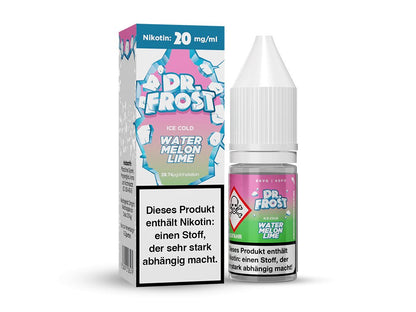 Dr. Frost Ice Cold - Watermelon Lime - 10ml Fertigliquid (Nikotinsalz) - Watermelon Lime 1er Packung 20 mg/ml- Vapes4you