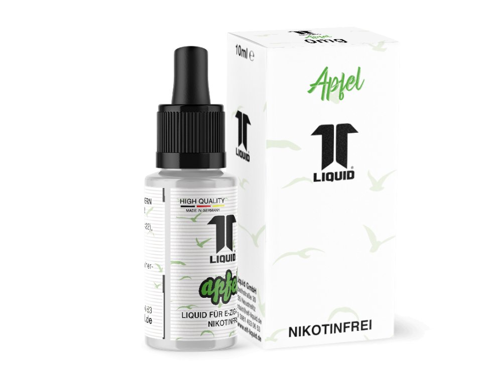 Elf-Liquid - Apfel - 10ml Fertigliquid (Nikotinfrei/Nikotin) - 1er Packung 0 mg/ml - Vapes4you