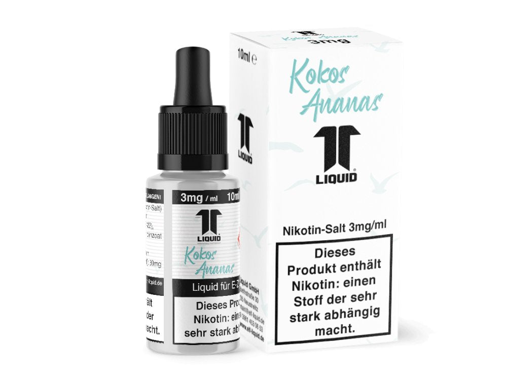 Elf-Liquid - Kokos Ananas - 10ml Fertigliquid (Nikotinfrei/Nikotin) - 1er Packung 3 mg/ml - Vapes4you