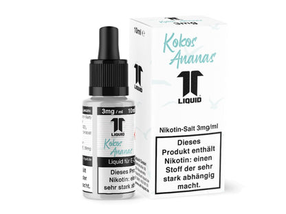 Elf-Liquid - Kokos Ananas - 10ml Fertigliquid (Nikotinfrei/Nikotin) - 1er Packung 3 mg/ml - Vapes4you