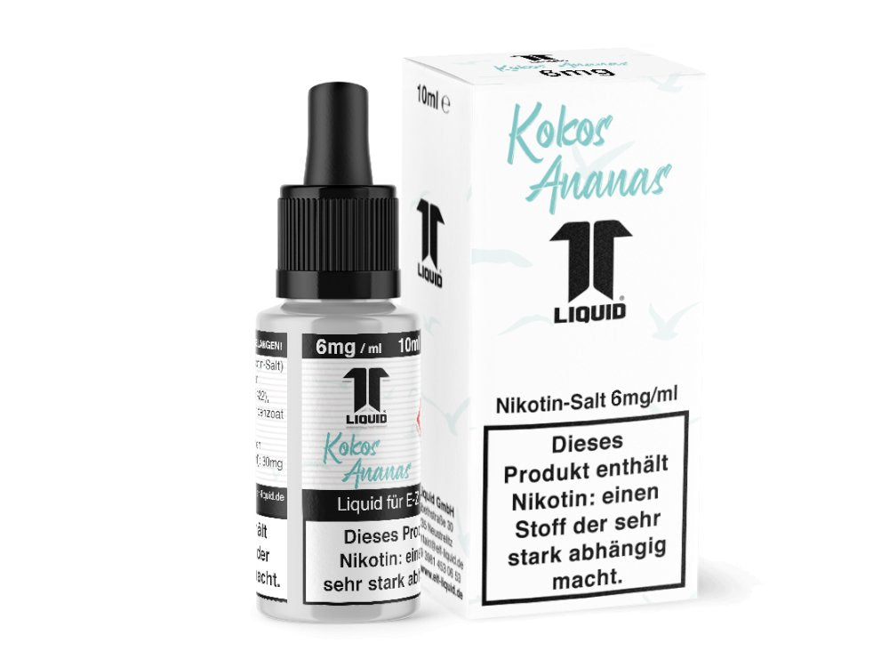 Elf-Liquid - Kokos Ananas - 10ml Fertigliquid (Nikotinfrei/Nikotin) - 1er Packung 6 mg/ml - Vapes4you