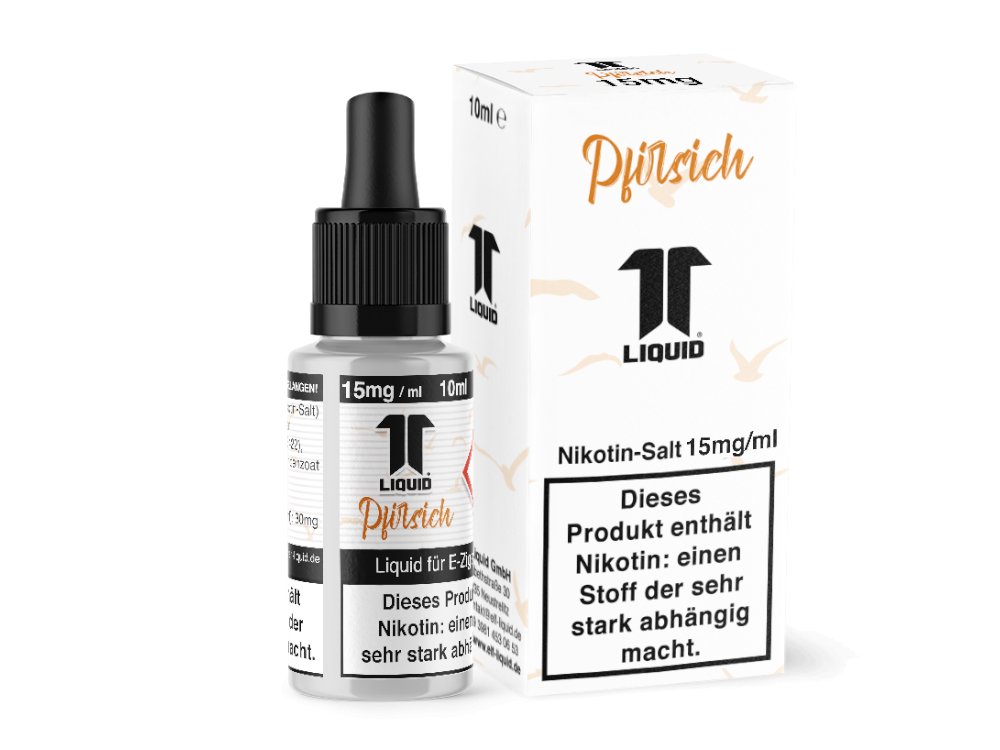 Elf-Liquid - Pfirsich - 10ml Fertigliquid (Nikotinfrei/Nikotin) - 1er Packung 15 mg/ml - Vapes4you