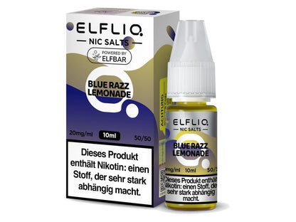 ELFLIQ - Blue Razz Lemonade - 10ml Fertigliquid (Nikotinsalz) - 1er Packung 10 mg/ml - Vapes4you