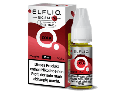 ELFLIQ - Cola - 10ml Fertigliquid (Nikotinsalz) - 1er Packung 10 mg/ml - Vapes4you