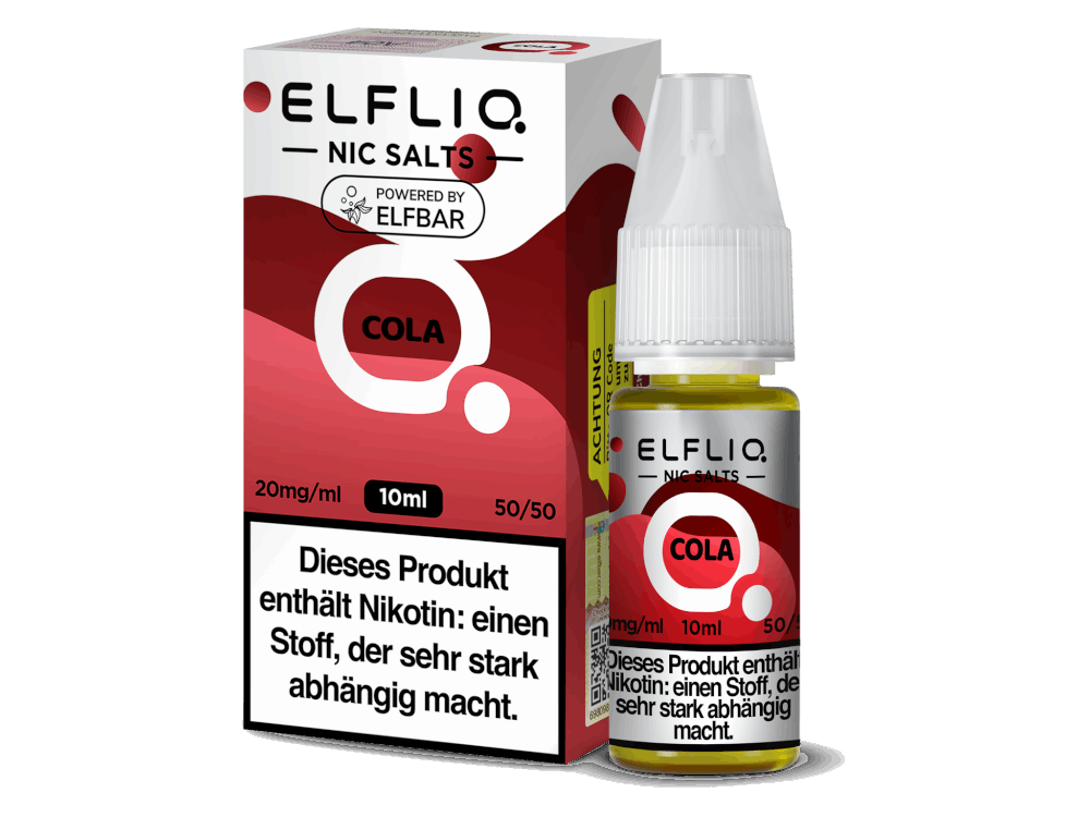 ELFLIQ - Cola - 10ml Fertigliquid (Nikotinsalz) - 1er Packung 10 mg/ml - Vapes4you