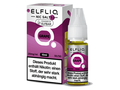 ELFLIQ - Grape - 10ml Fertigliquid (Nikotinsalz) - 1er Packung 10 mg/ml - Vapes4you