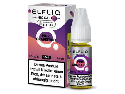ELFLIQ - Pink Grapefruit - 10ml Fertigliquid (Nikotinsalz) - 1er Packung 20 mg/ml - Vapes4you