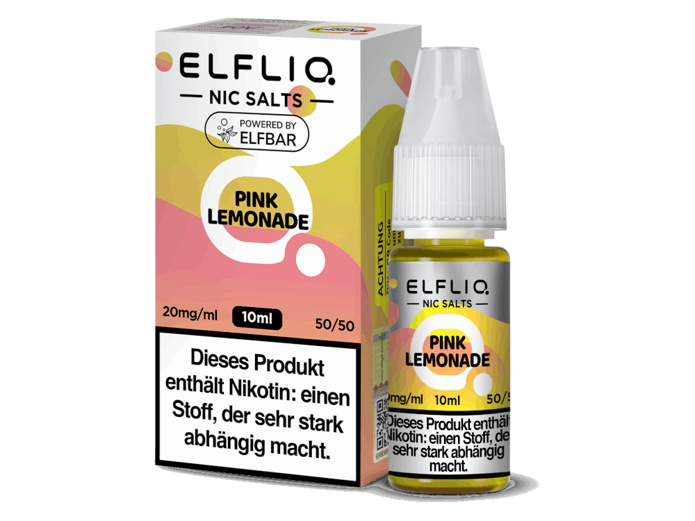 ELFLIQ - Pink Lemonade - 10ml Fertigliquid (Nikotinsalz) - 1er Packung 10 mg/ml - Vapes4you