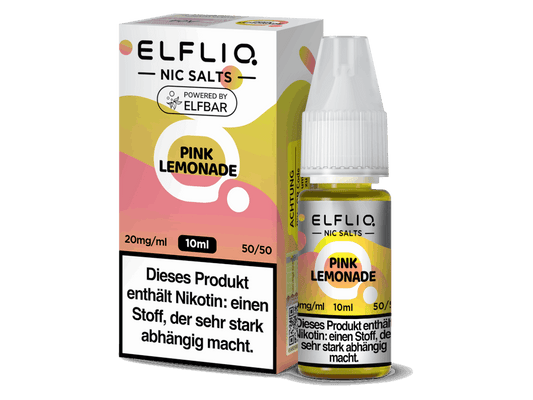 ELFLIQ - Pink Lemonade - 10ml Fertigliquid (Nikotinsalz) - 1er Packung 20 mg/ml - Vapes4you