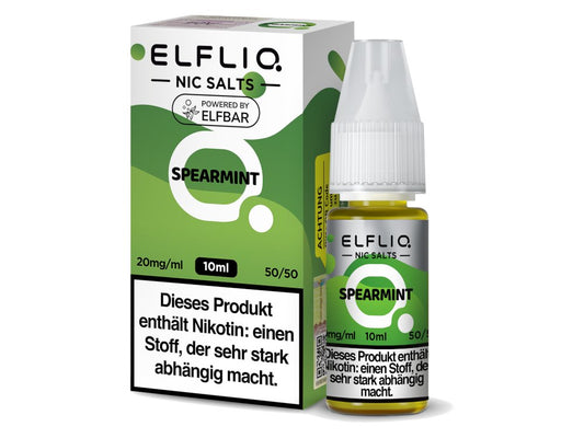 ELFLIQ - Spearmint - 10ml Fertigliquid (Nikotinsalz) - 1er Packung 20 mg/ml - Vapes4you