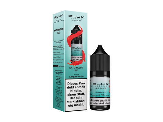 Elux - Watermelon Ice - 10ml Fertigliquid (Nikotinsalz) - Watermelon Ice 1er Packung 20 mg/ml- Vapes4you