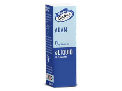 Erste Sahne - Adam - 10ml Fertigliquid (Nikotinfrei/Nikotin) - 1er Packung 12 mg/ml - Vapes4you