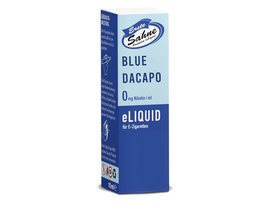 Erste Sahne - Blue daCapo - 10ml Fertigliquid (Nikotinfrei/Nikotin) - 1er Packung 6 mg/ml - Vapes4you